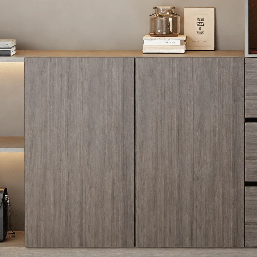 Modern Classic Wood Office Cabinet  – Floor Standing - image 4