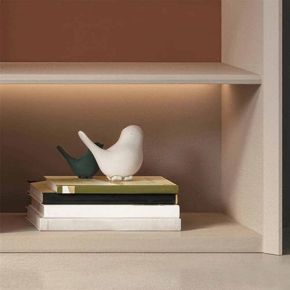 Light Luxury Wood Bookcase File Cabinet - image 3