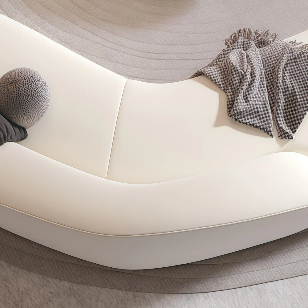 Modern Curved Sofa for Lobby Areas - image 4