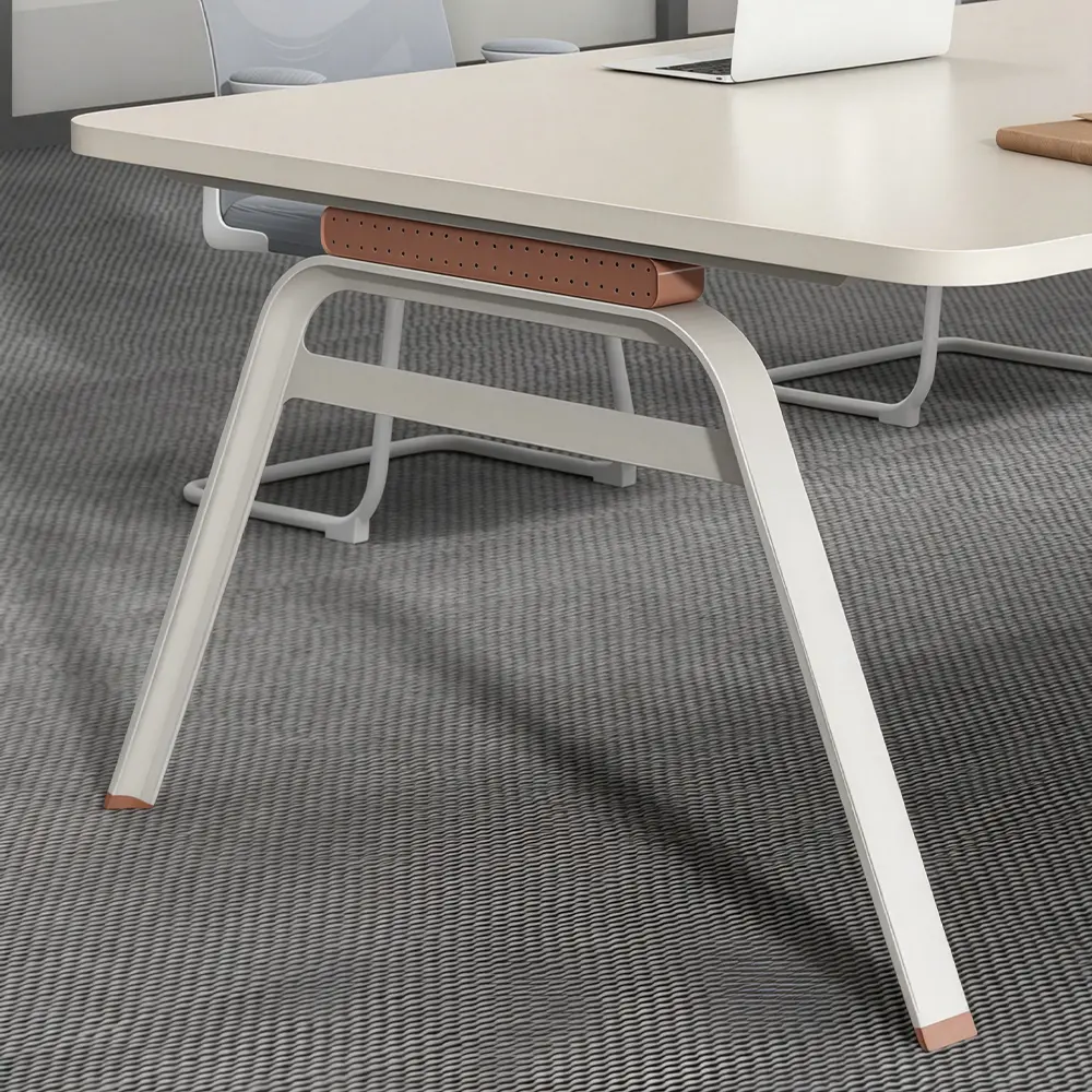 Minimalist Modern Conference Table – Long Rectangle Desk for Office Meeting Rooms - image 4