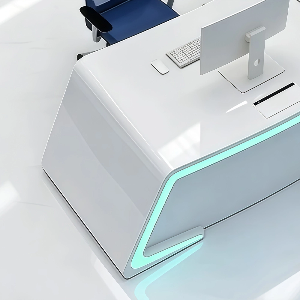 High Gloss Conference Table Workstation – Professional Conference Desk - image 5