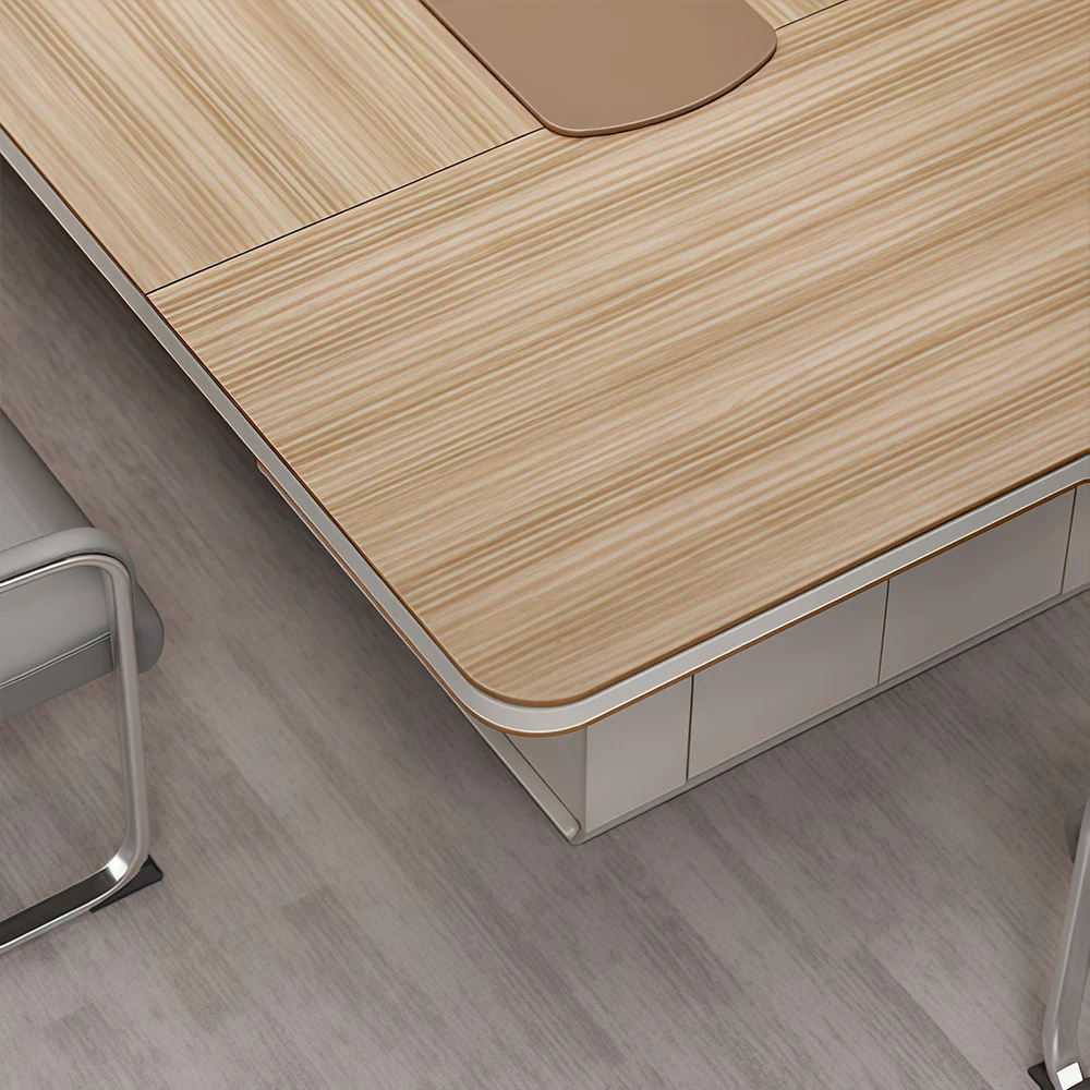 Elegant Long Conference Table – Modern Light Luxury Style - image 5