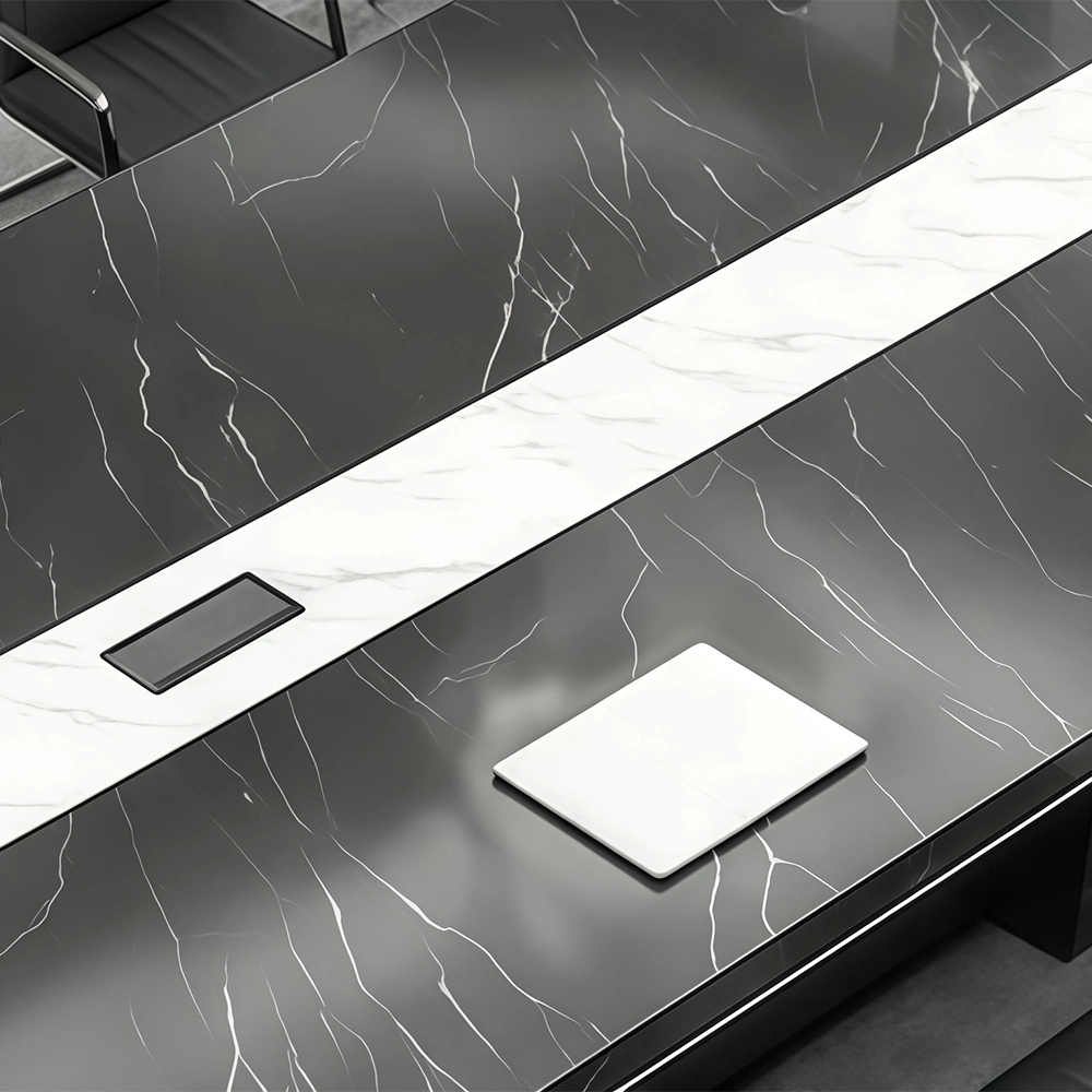 Modern Large Conference Table – Heavy Duty Thickened Meeting Desk - image 5