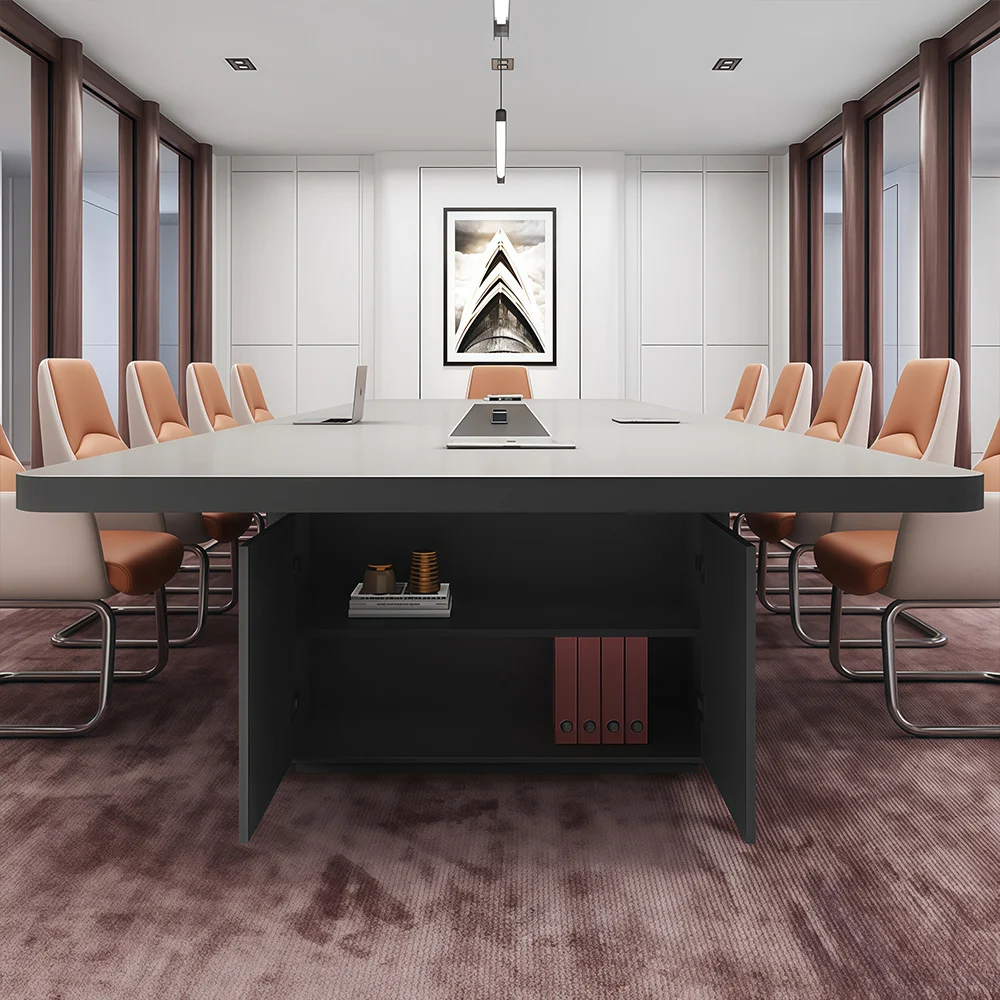 Long Conference Table for Modern Office  Minimalist Design - image 5