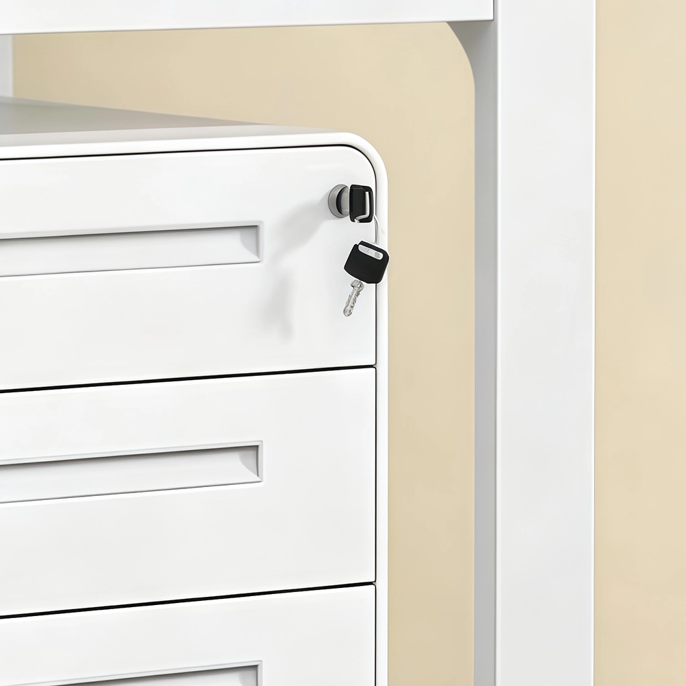 Small Metal Filing Cabinet for Home or Office - image 4