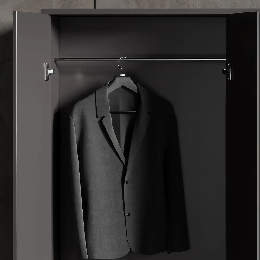 Lockable Wooden Office Storage Cabinet - image 5