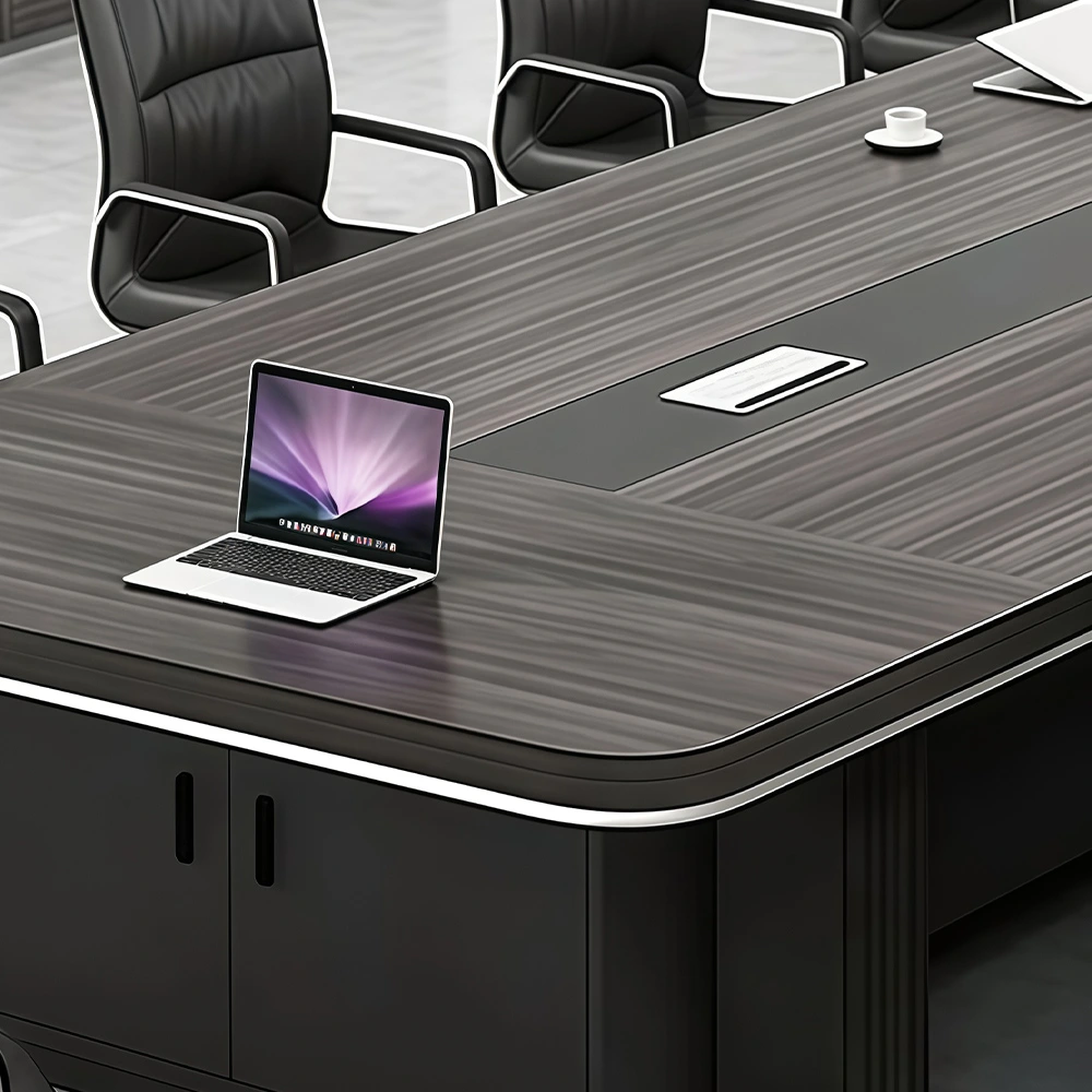 Modern Minimalist Office Desk with Multifunctional Design - image 5
