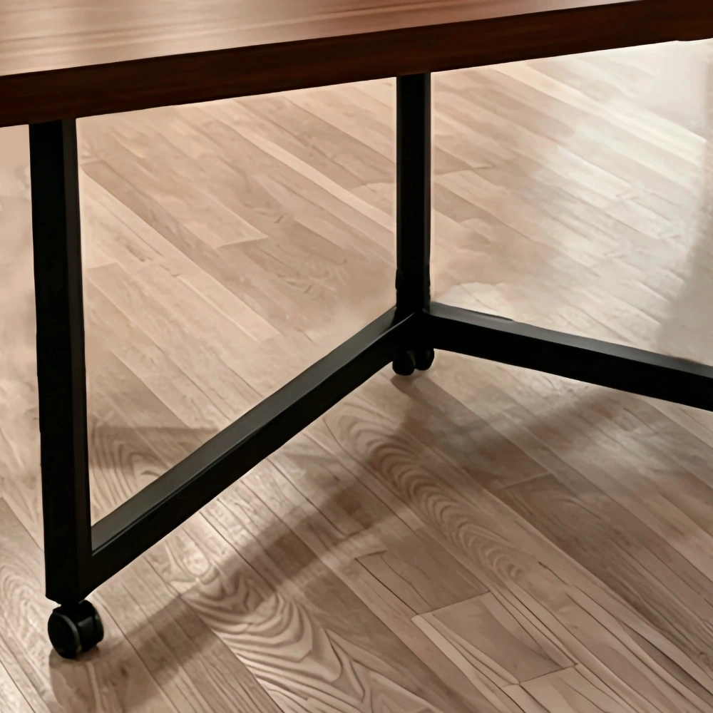 Solid Wood Movable Conference Table  Modular Splicing Meeting Desk - image 11