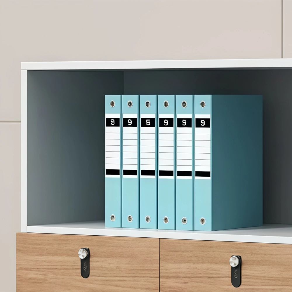 Combination Lock Wooden File Cabinet - image 4