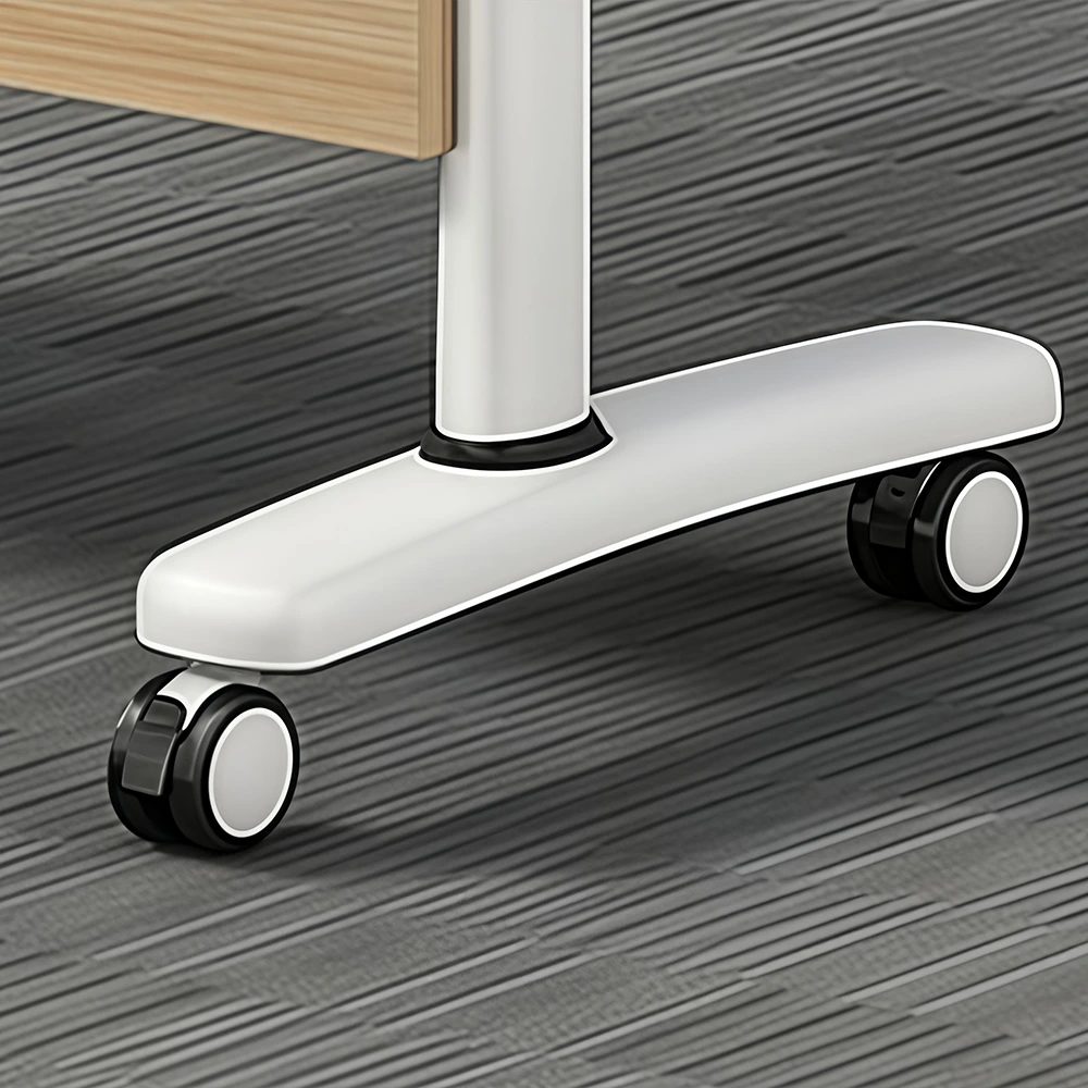 Mobile Foldable Conference Table for Meeting Rooms – Space-Saving Office Desk - image 5