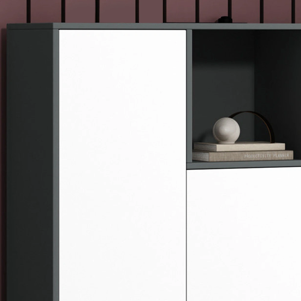 Minimalist Office Credenza - Room Divider File Storage - image 4