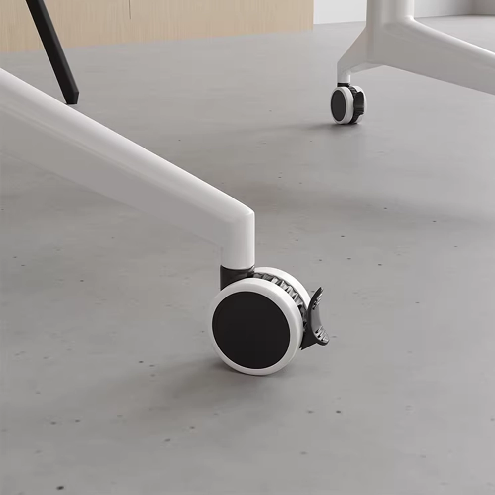 Irregular Folding Conference Table  Mobile Modular Meeting Table - image 8