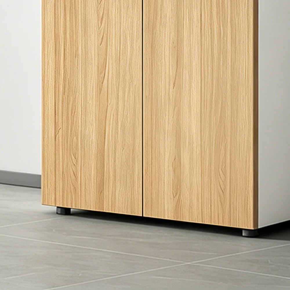 Locking Office Filing Cabinet with Bookshelf Design - image 4