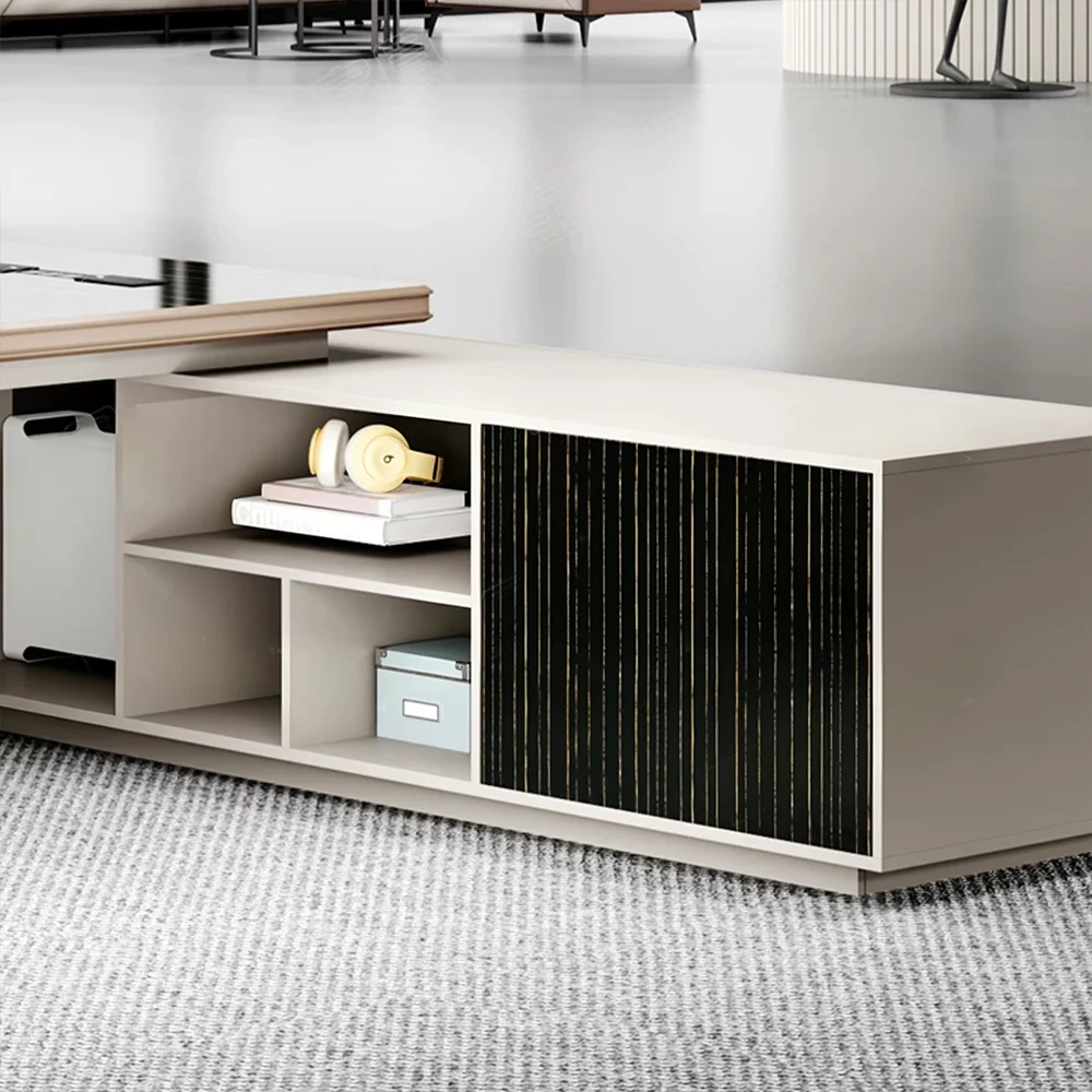 Electric Height Adjustable Executive Desk - image 5