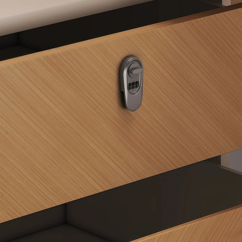 Adjustable Electric Standing Desk with Side Storage – Simple Modern Office Furniture - image 5