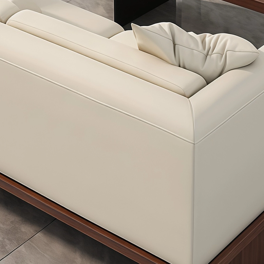 Simple Solid Wood Sofa for Business Lounge - image 5