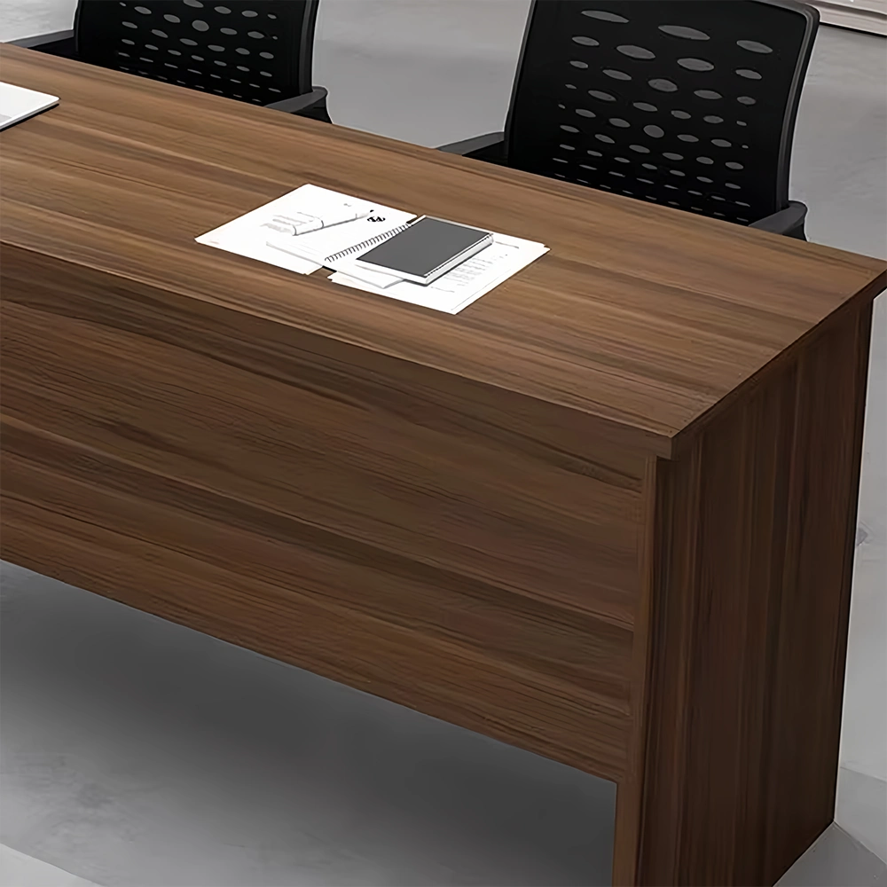 Minimalist Long Conference Table  Simple Rectangular Bar Table for Meetings - image 5