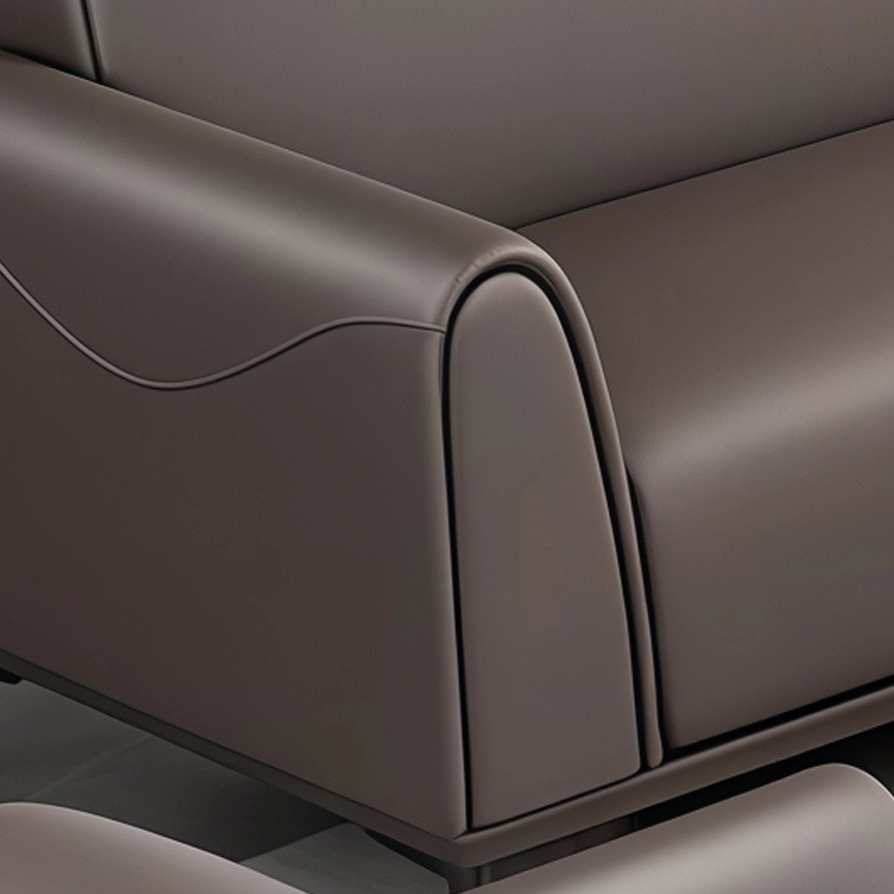 Luxury Office Reception Sofa Set with Business Coffee Table - image 5