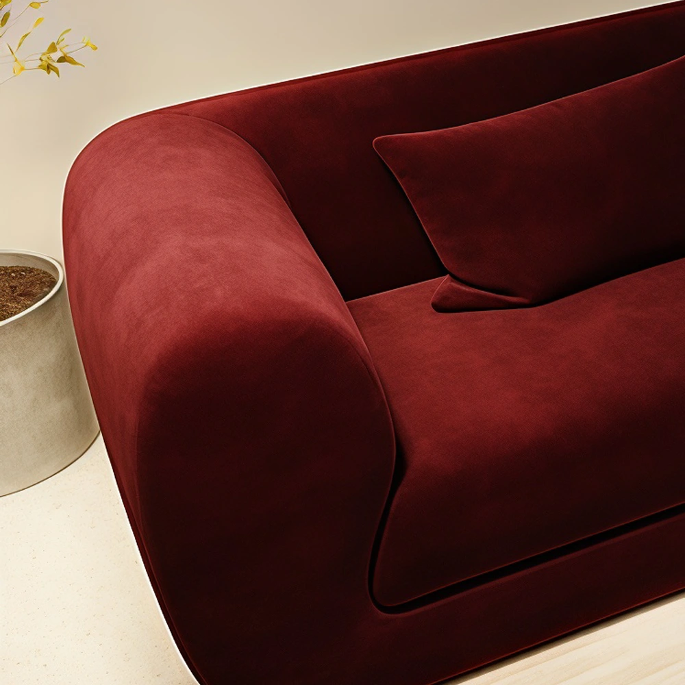 Modern Style Red Vertical Sofa - image 5