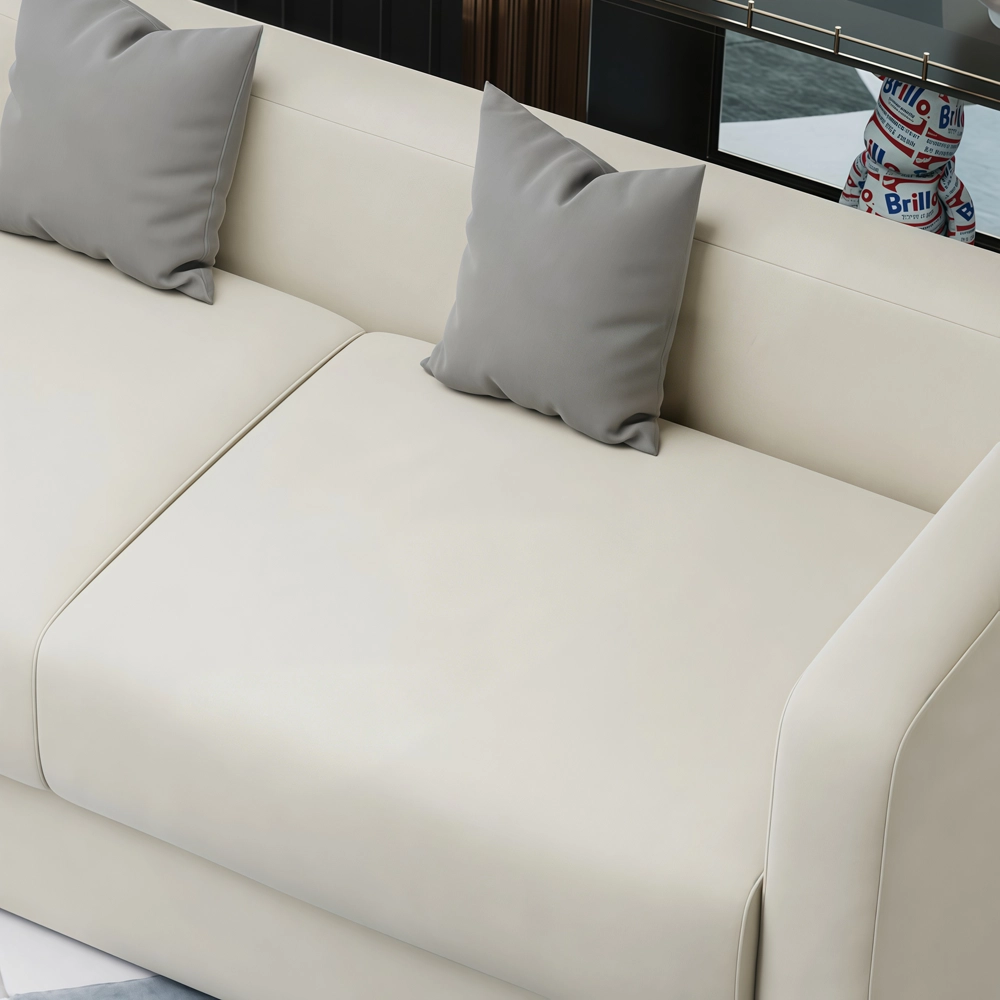 Simple Cream Style Sofa for Photo Studio Reception Area - image 5