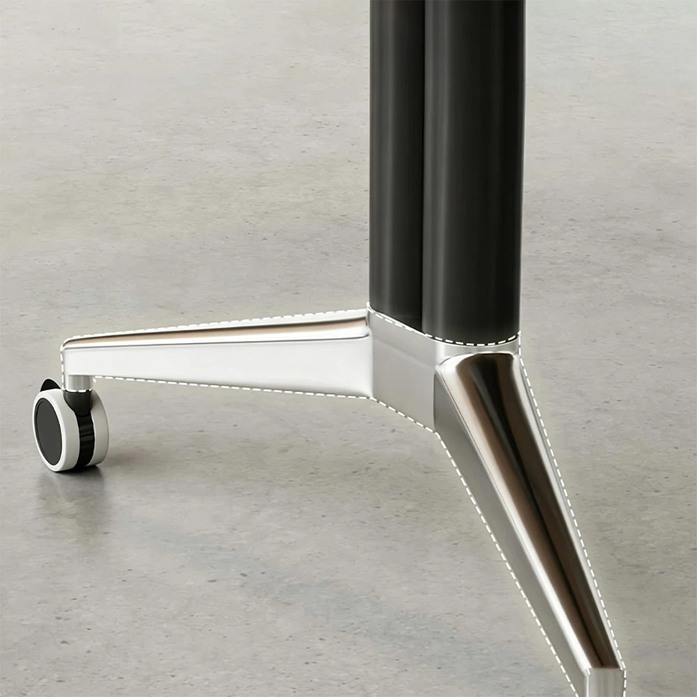Mobile Folding Table for Office – Extendable Modular Conference Desk on Casters - image 6