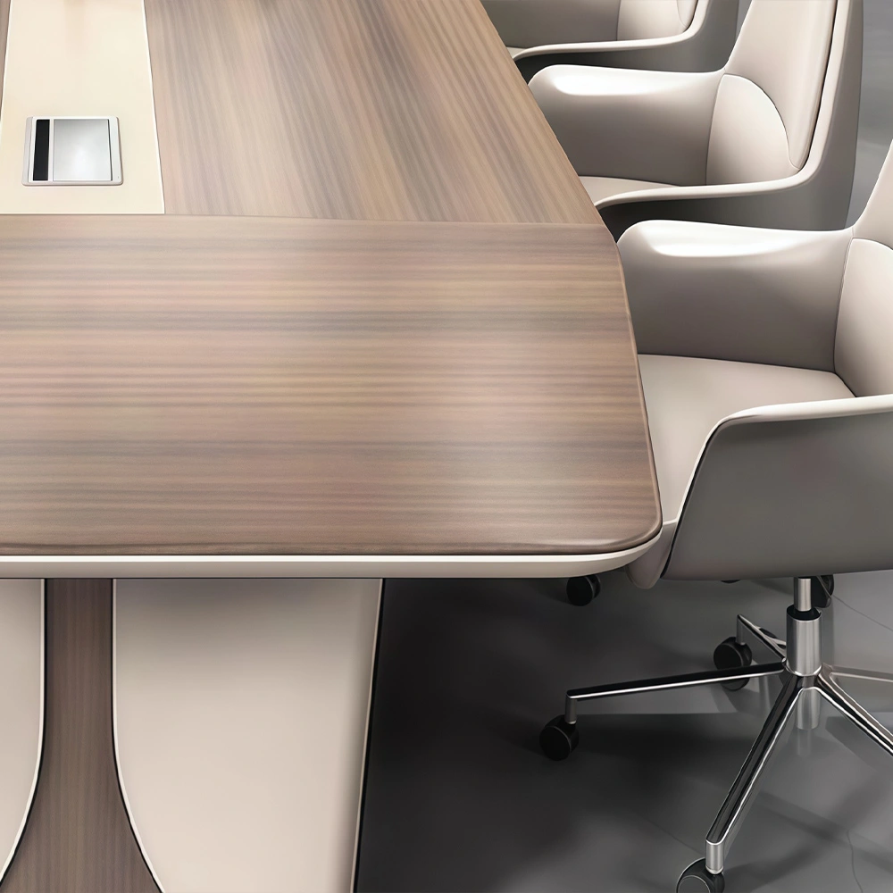 Elegant Light Luxury Conference Table Modern Minimalist Design - image 5
