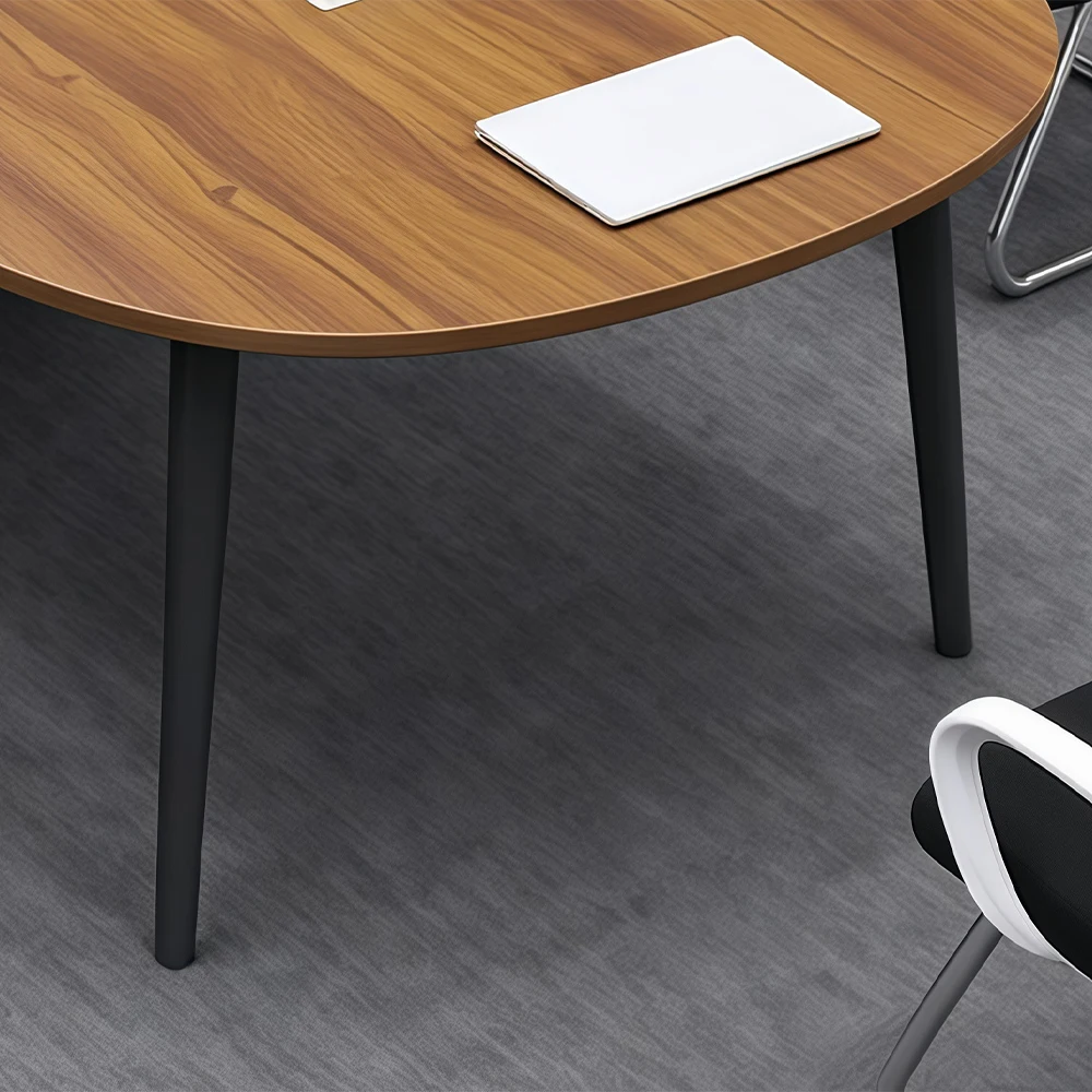 Modern Oval Conference Table – Minimalist Meeting Desk for Office - image 6