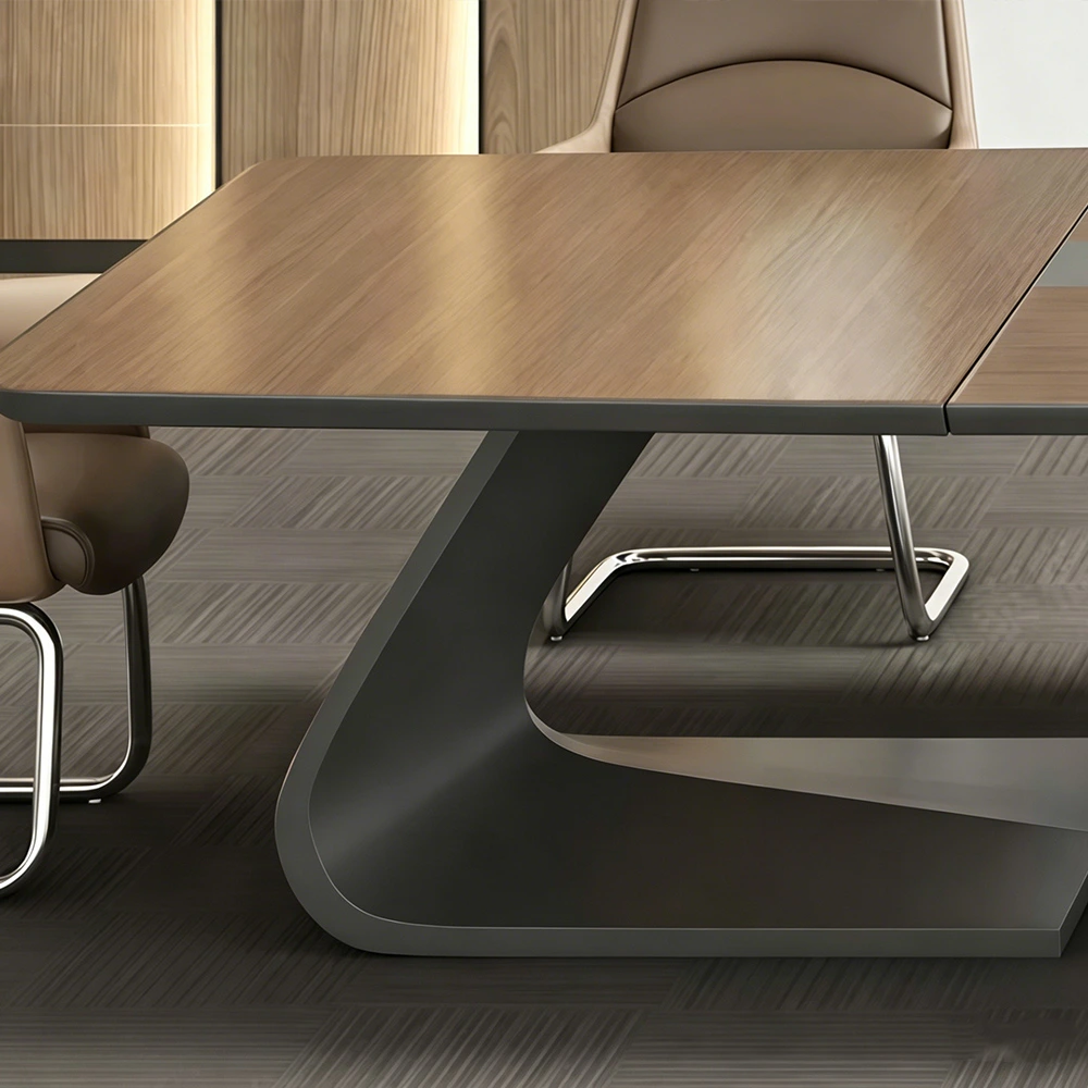 Simple Modern Conference Table for Office – Large Meeting Desk - image 6