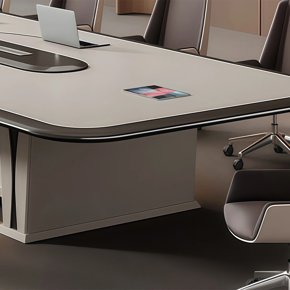 Light Luxury Spray Paint Conference Table – Sleek Modern Design - image 6