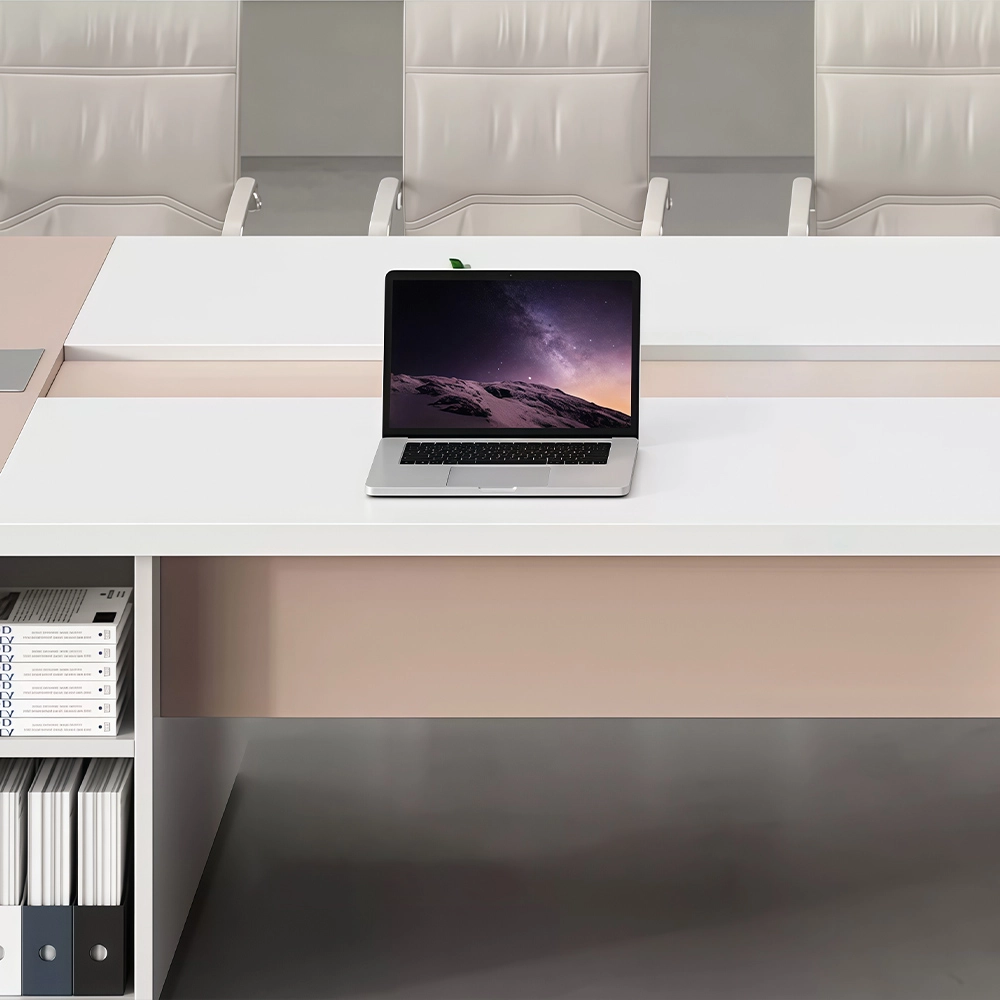 Contemporary Long Conference Table – Large Boardroom Furniture for Business - image 6