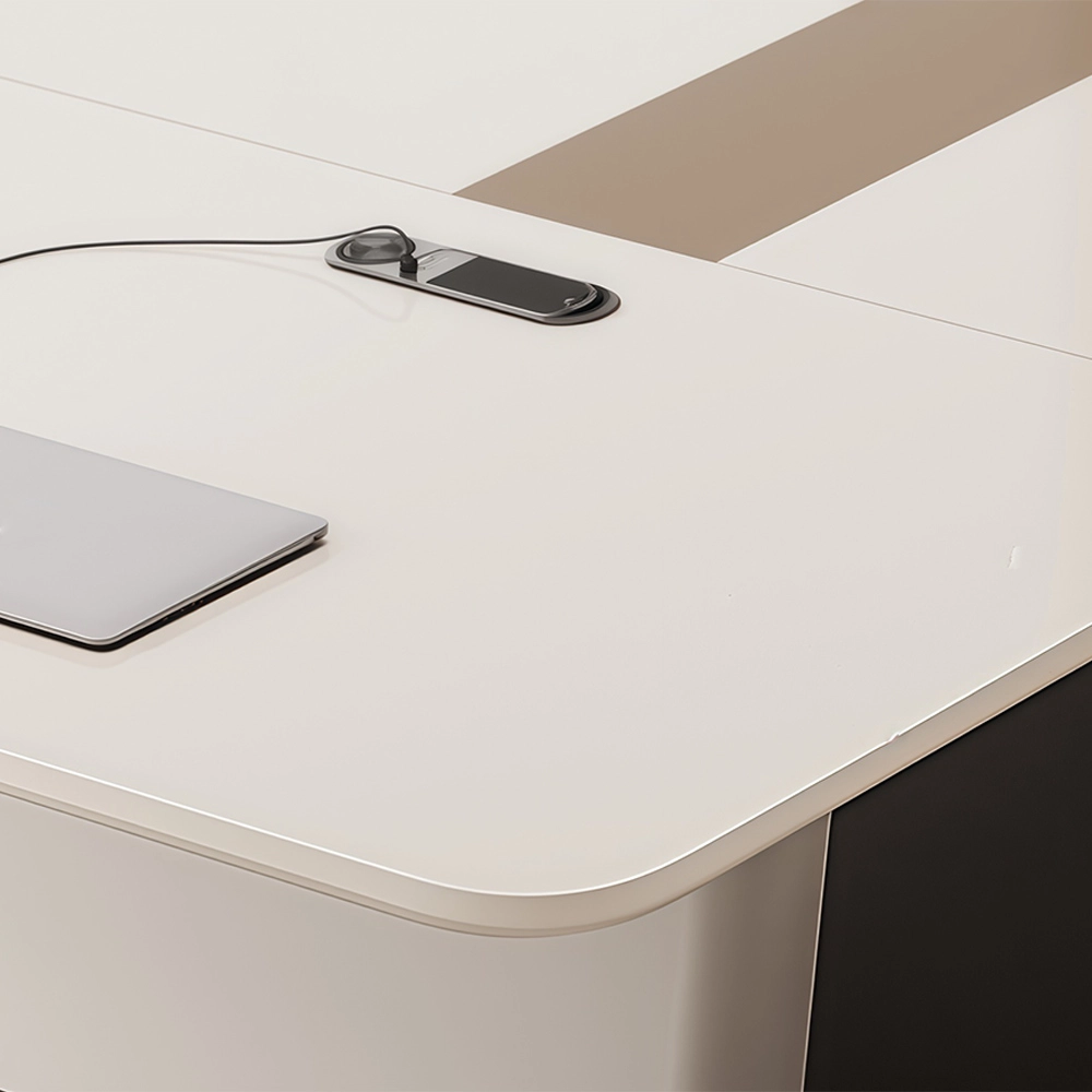 Luxury Piano Lacquer Meeting Table – Simple Modern Look - image 6