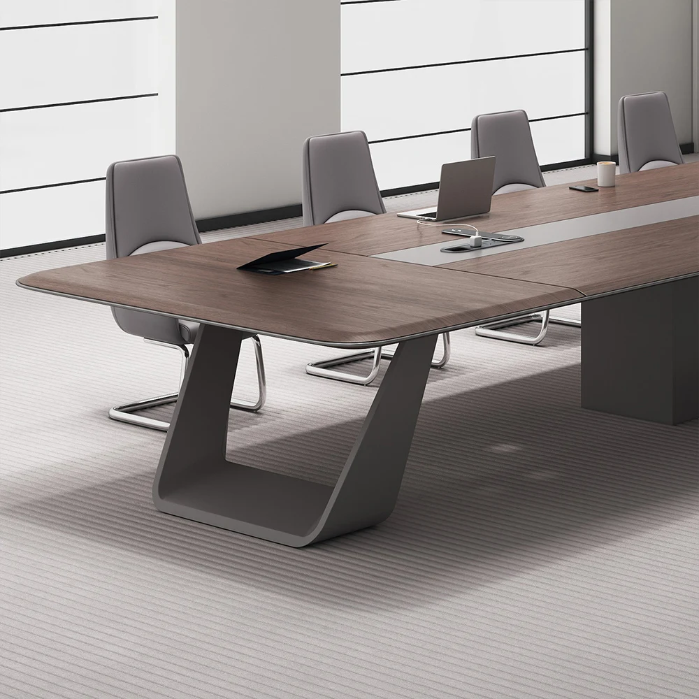 Large Simple Modern Conference Table – Long Desk for Office Meetings - image 6