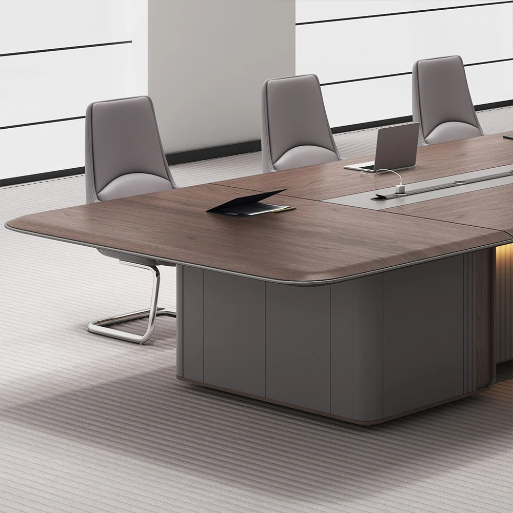 Large Conference Table Modern Simple – Light Luxury Long Desk - image 6