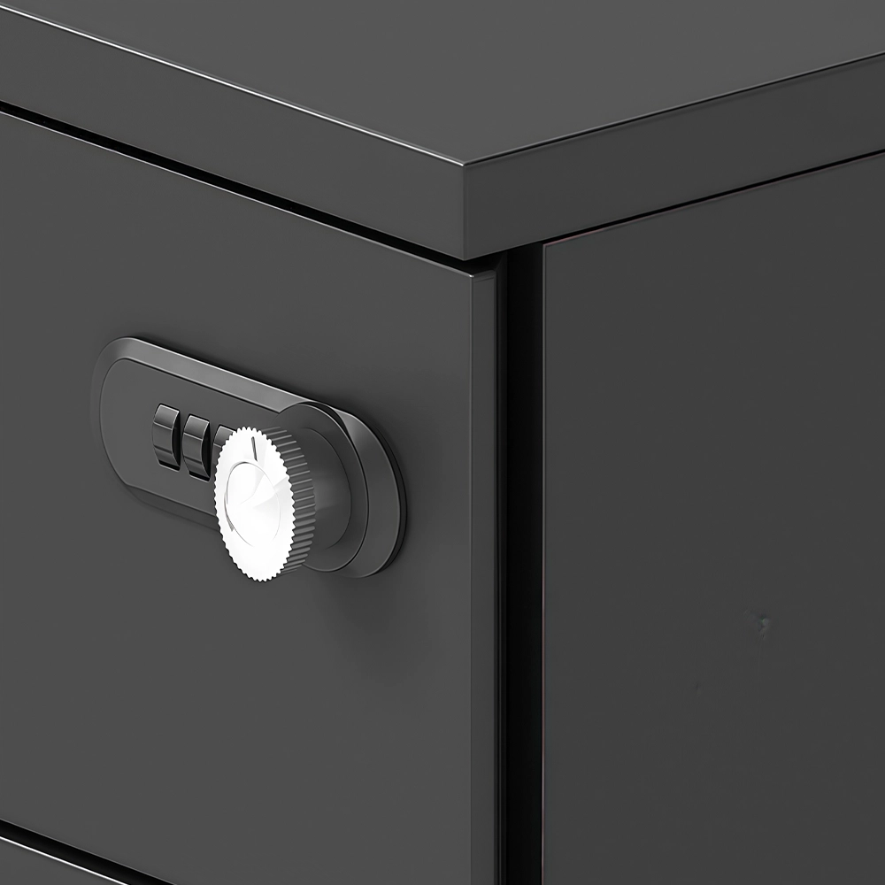 Three-Drawer Movable Storage Cabinet - image 4