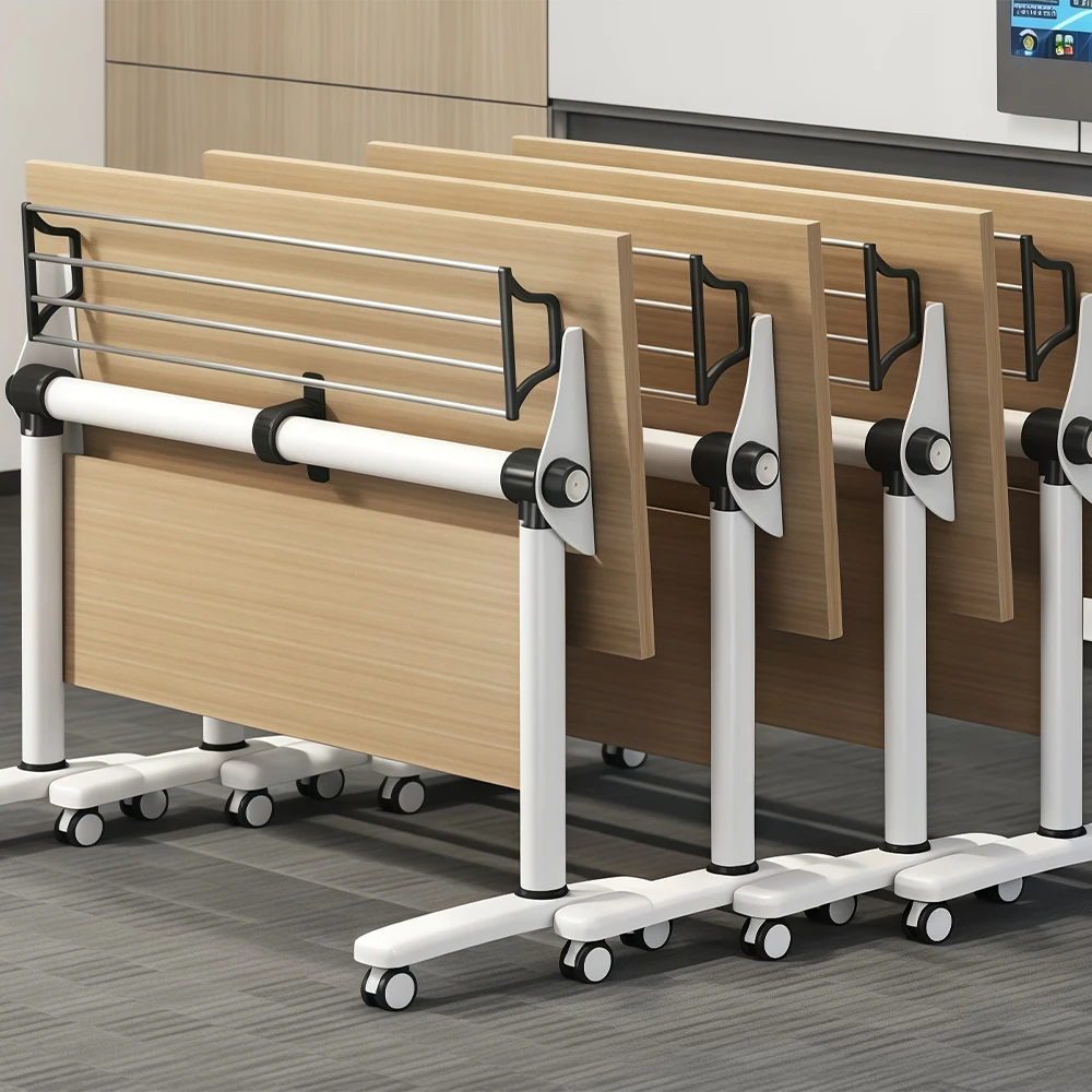 Mobile Foldable Conference Table for Meeting Rooms – Space-Saving Office Desk - image 6