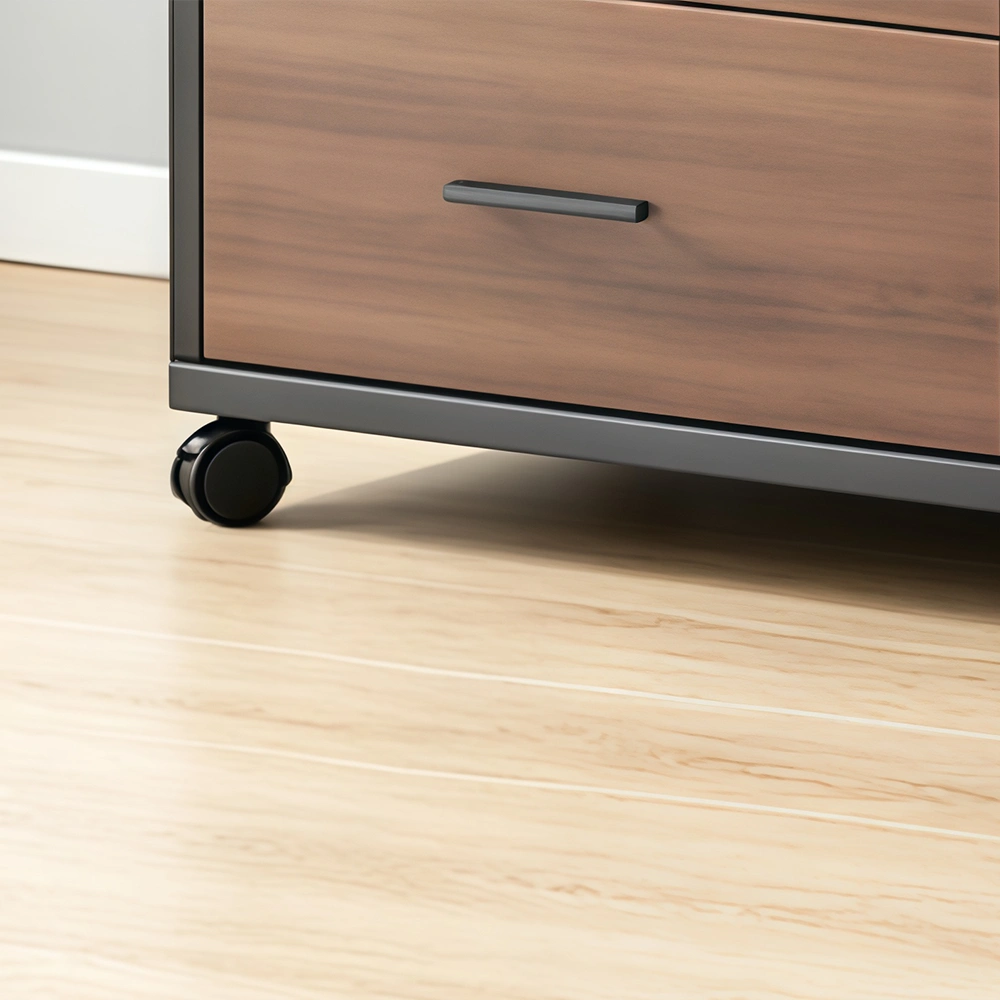 Mobile Under-Desk Storage Cabinet With Locking Drawer - image 6