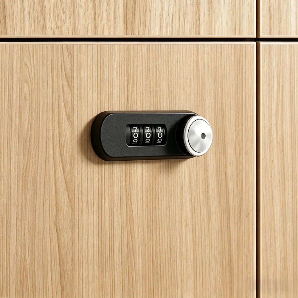 Locking Office Filing Cabinet with Bookshelf Design - image 5