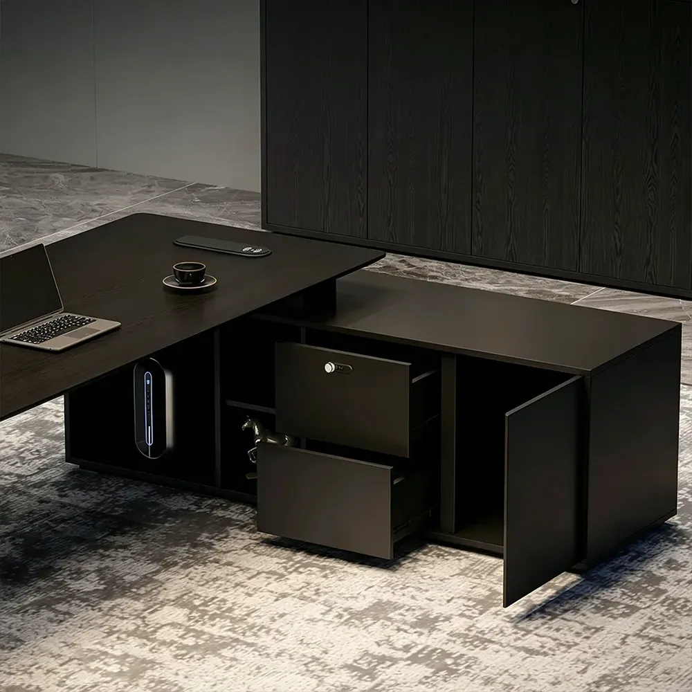 Modern Executive Height-Adjustable Desk - image 6