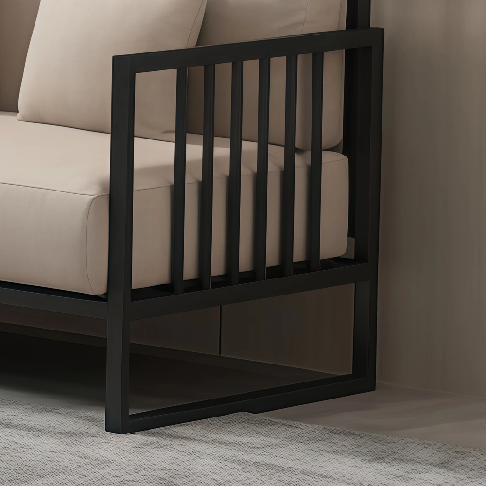 Minimalist Modern Metal-Frame Sofa - image 6