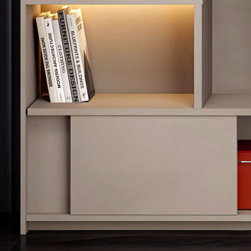 Wooden Modern Office File Cabinet With Lock - image 6