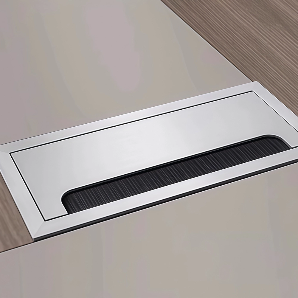 Sleek Modern Conference Table Minimalist Office Meeting Desk - image 8