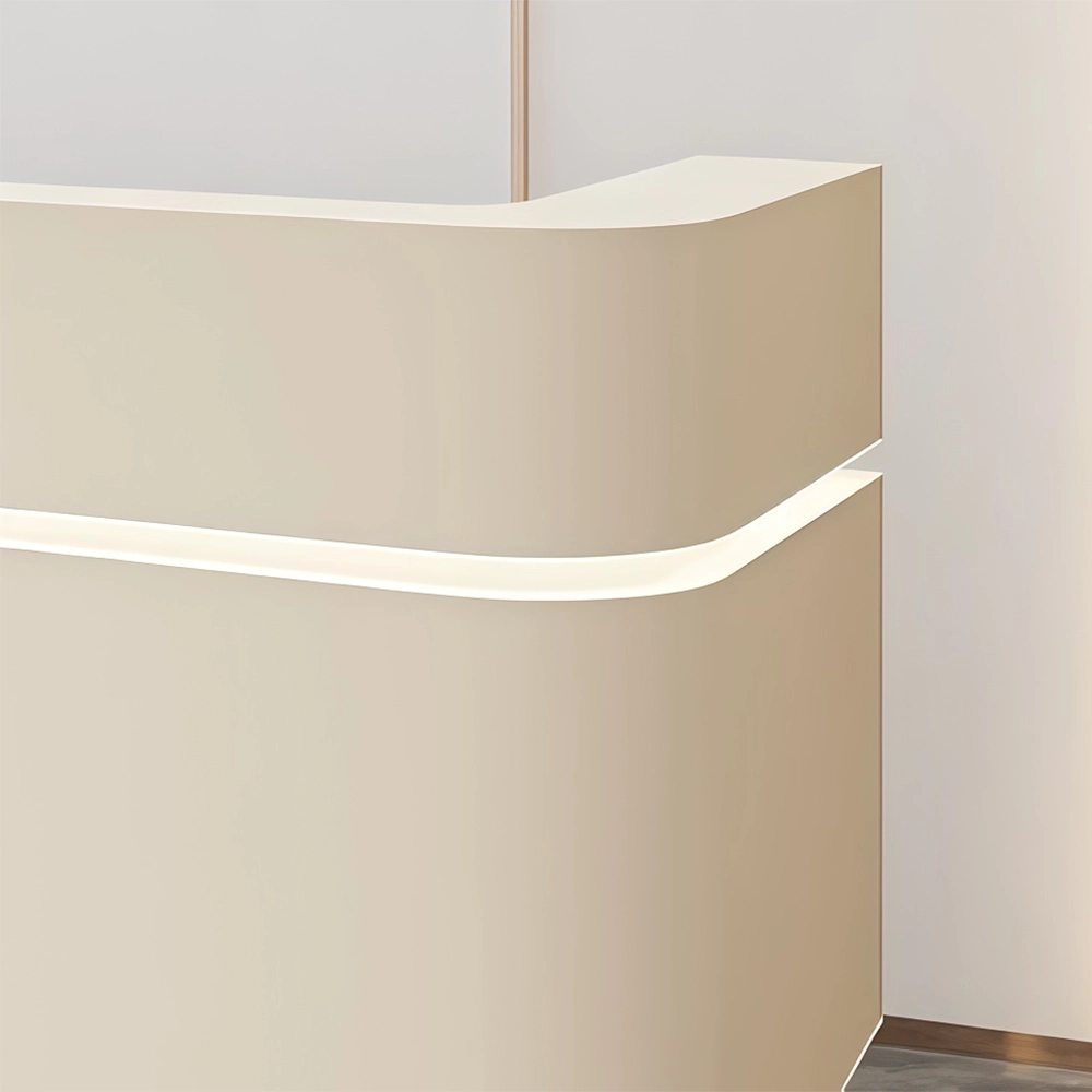 Elegant Cream-style Reception Desk - image 6
