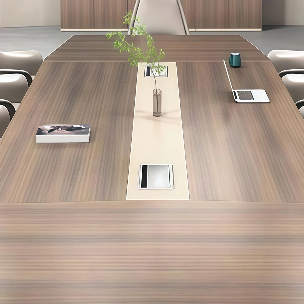 Elegant Light Luxury Conference Table Modern Minimalist Design - image 6