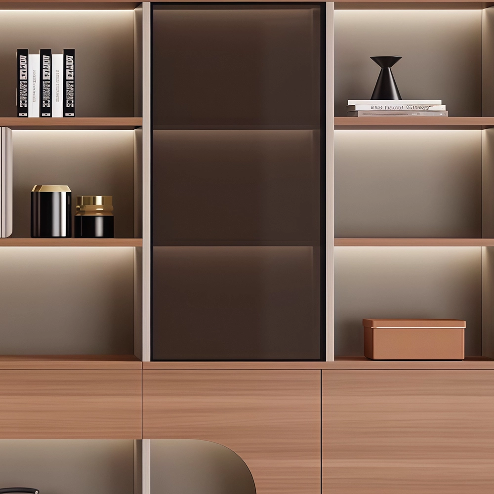 Minimalist Wood Filing Cabinet for Office Storage - image 5