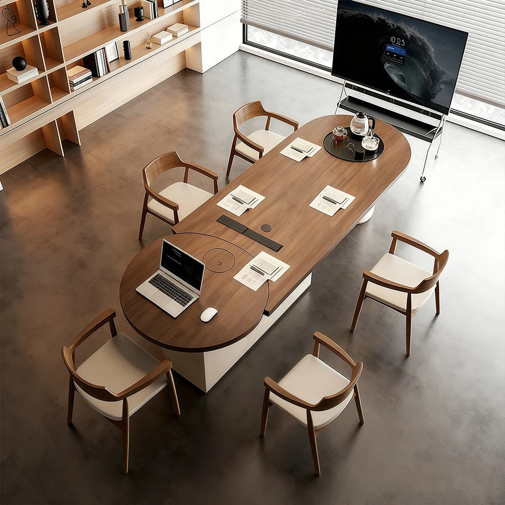 Electric Height Adjustable Conference & Executive Desk - image 2