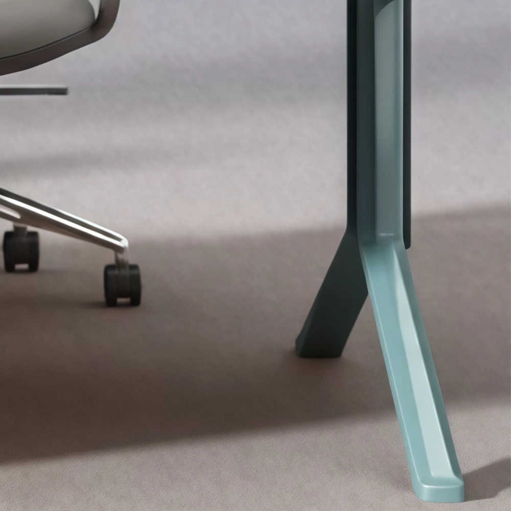 Employee Desk with A Pegboard Screen - image 6