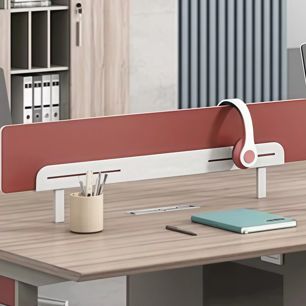 Employee Desks with Partitions and Cabinets - image 4