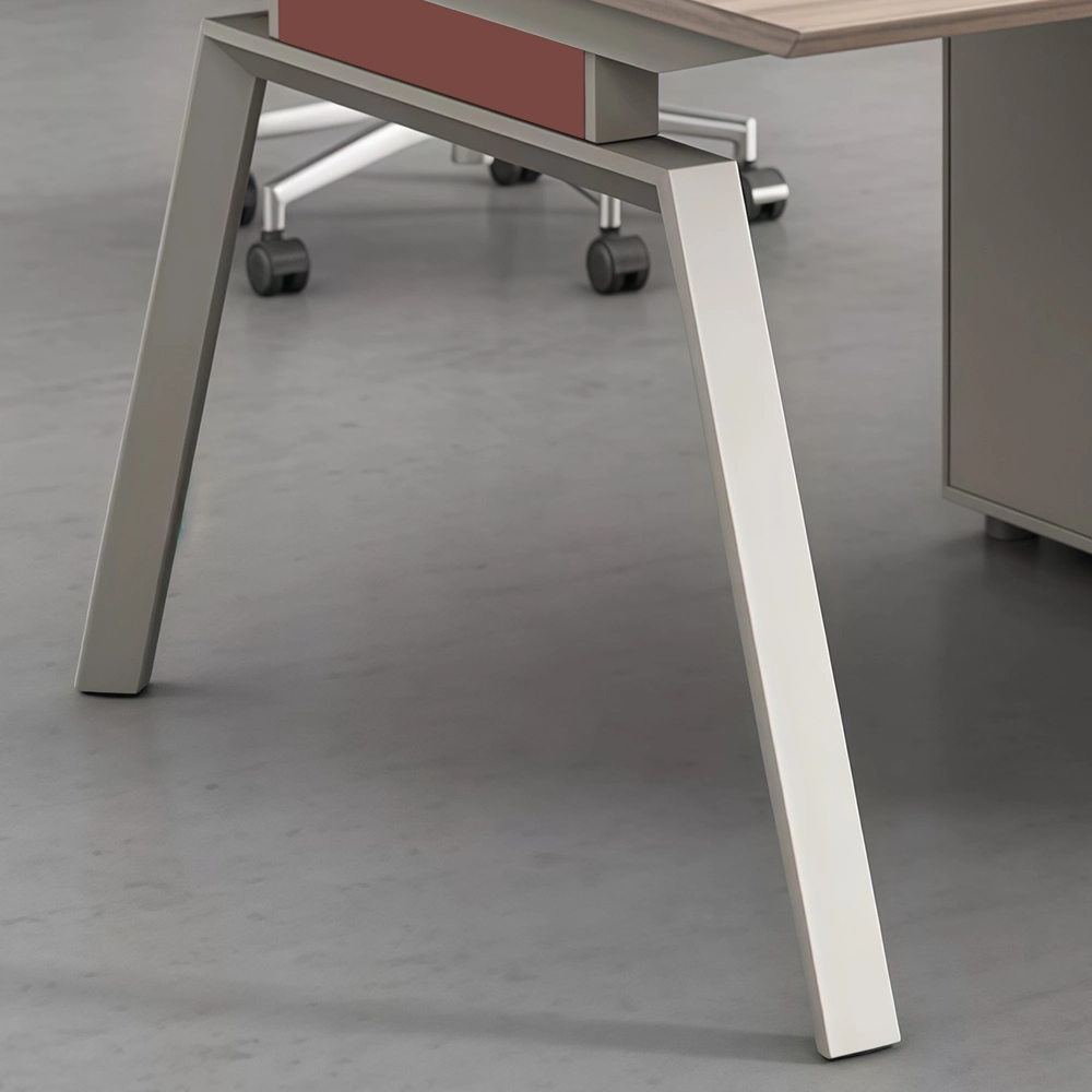 Employee Desks with Partitions and Cabinets - image 6