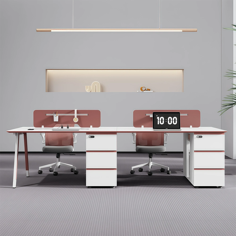 Employee Office Desk with Password-Locked Drawer - image 2
