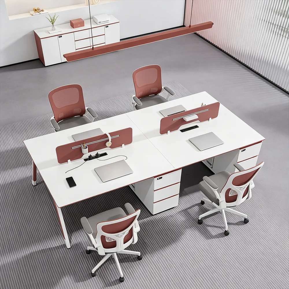 Employee Office Desk with Password-Locked Drawer - image 3